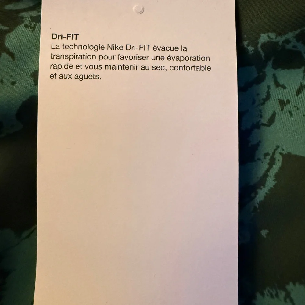 Nike One Dri-FIT High-Waisted 7/8 Printed Leggings FZ3229-338 - Picture 8 of 8